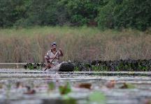 20.10.2007: Ein Fischer in den Marimbus-Sümpfen / Un pescador en el pantanal Marimbus